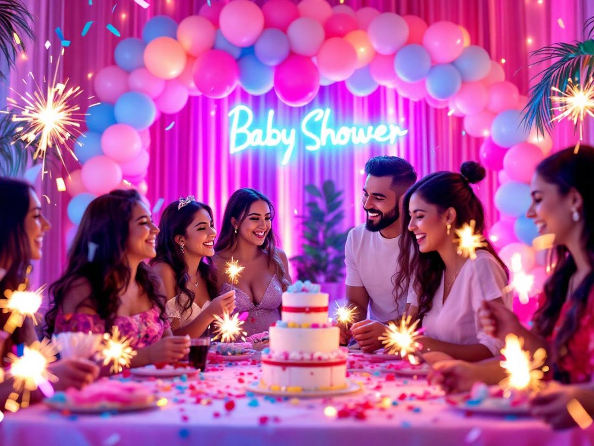 Animación de baby shower en Lima con decoración y juegos