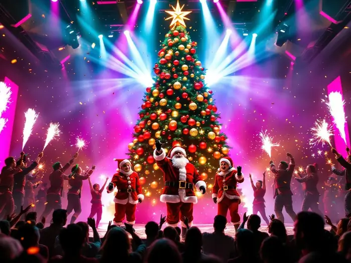 Show navideño con Papá Noel y animadores en Lima