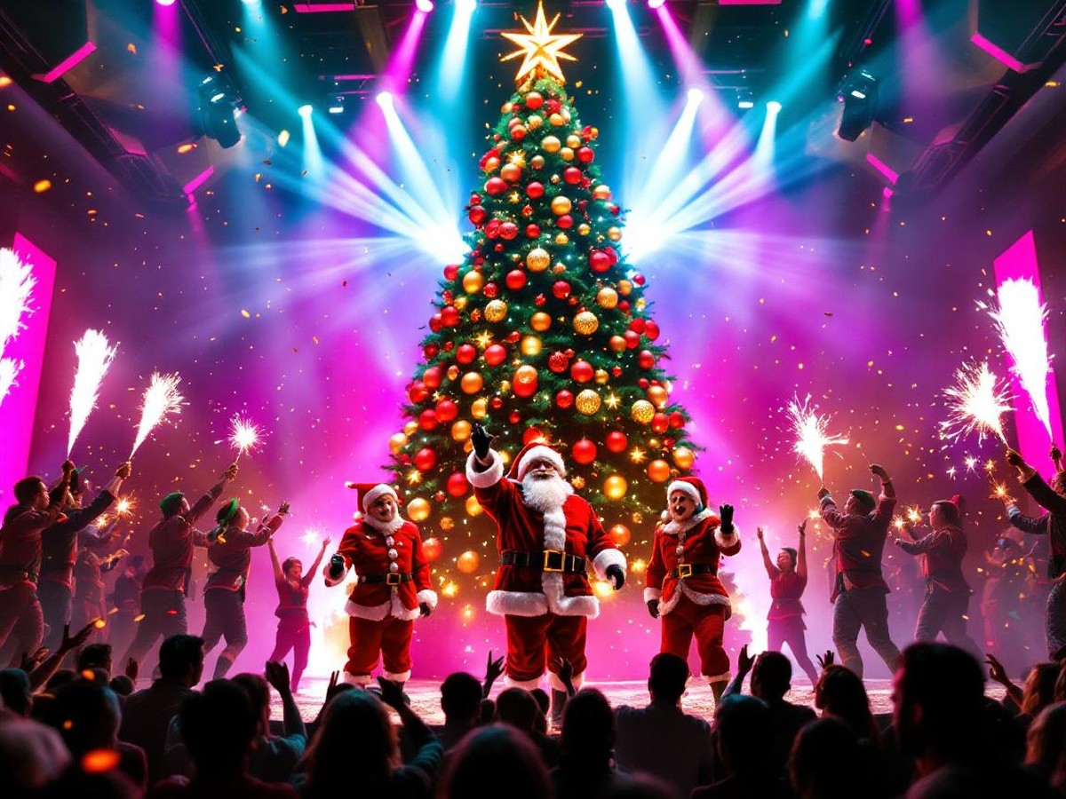 Show navideño con Papá Noel y animadores en Lima